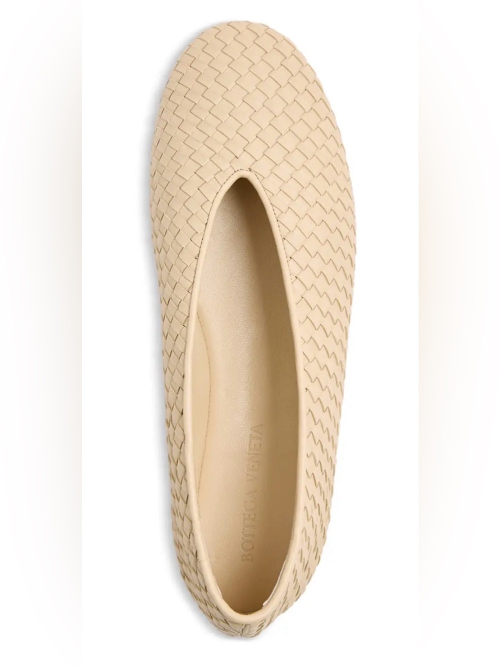 BOTTEGA VENETA Intrecciato Ballet Flats Beige Size EU 39 US 9 - Picture 4 of 12